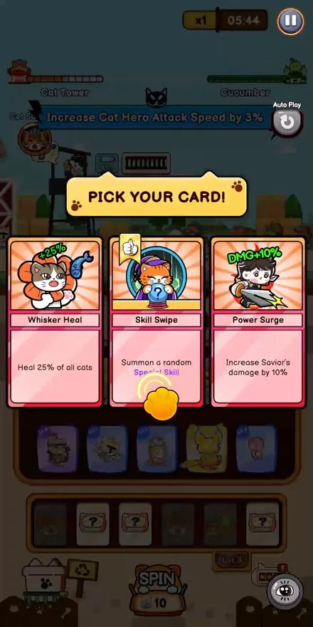 Pick your card