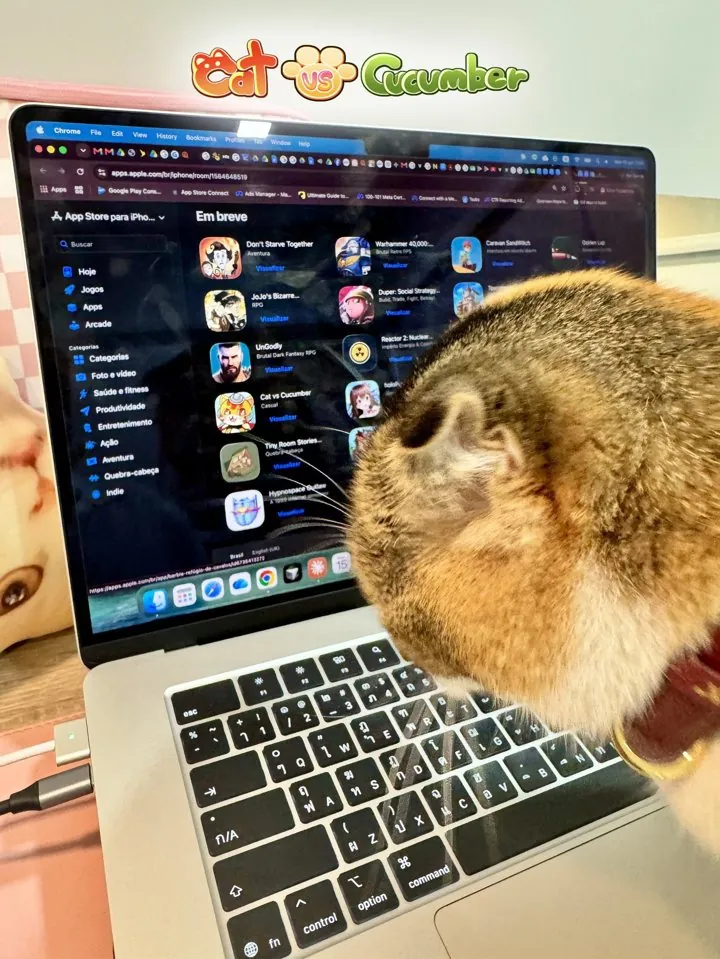 Cat vs Cucumber listed on the App Store