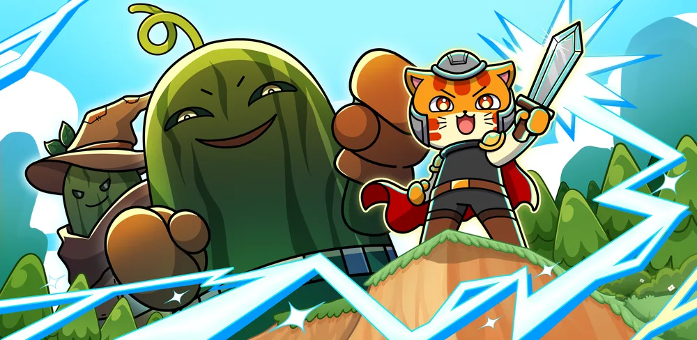 Cat vs Cucumber — hero key art